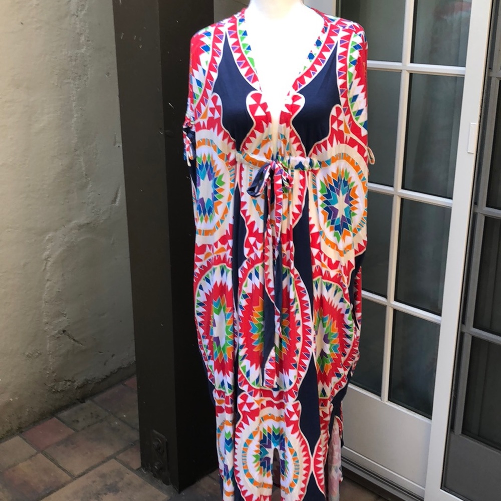 Mara Hoffman colorful cotton dress One Size